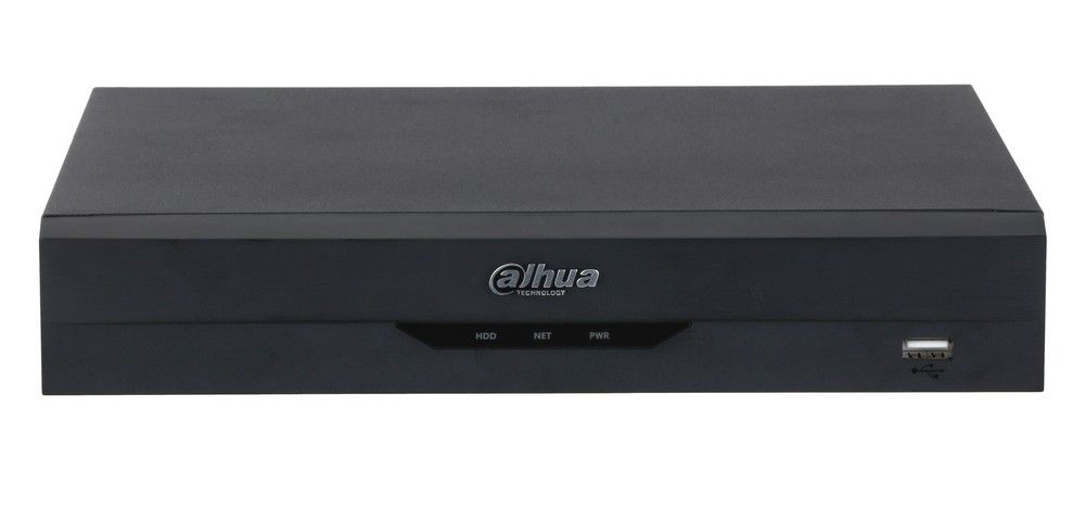 NVR 8 canale cu PoE, 72W, WizSense, pana la 16MP, latime de banda 256Mbps, 1x SATA, Dahua NVR4108HS-8P-EI