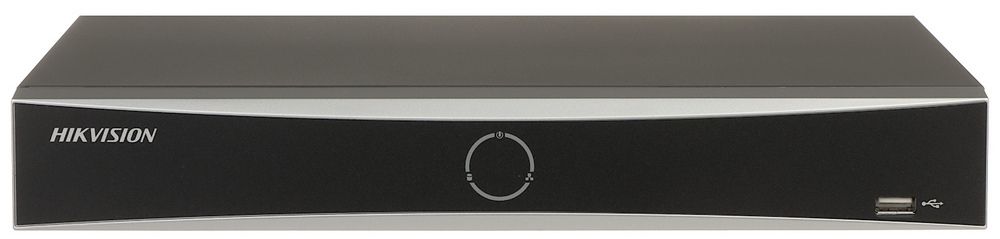 NVR 8 Canale cu PoE, AcuSense, 8MP 4K, 80Mbps, 75W, 1U, AI by Device and Camera, Hikvision DS-7608NXI-K1/8P