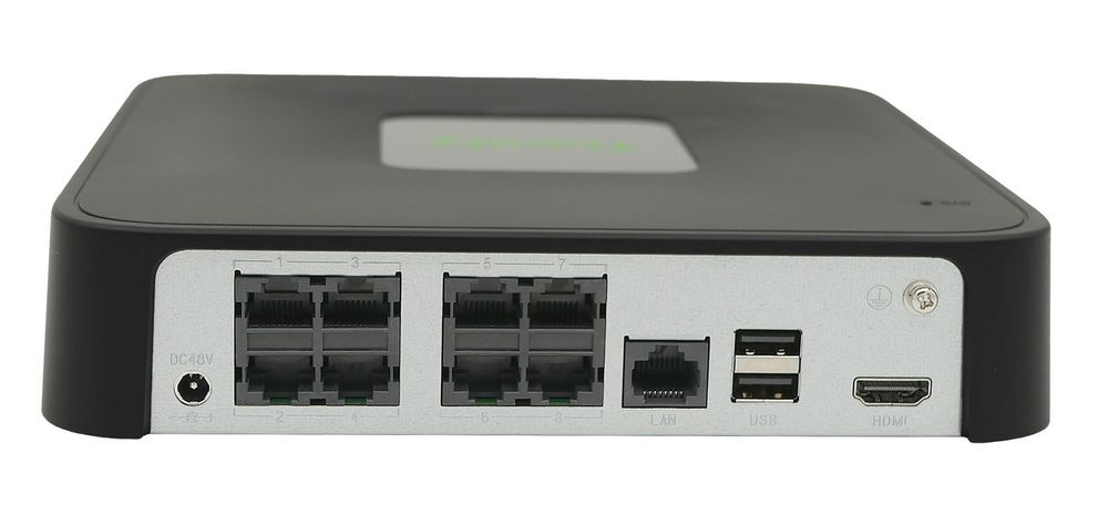NVR 8 canale seria AK Tiandy TC-R3108-IBP8CEuLS, 6MP, 8x PoE, 45W