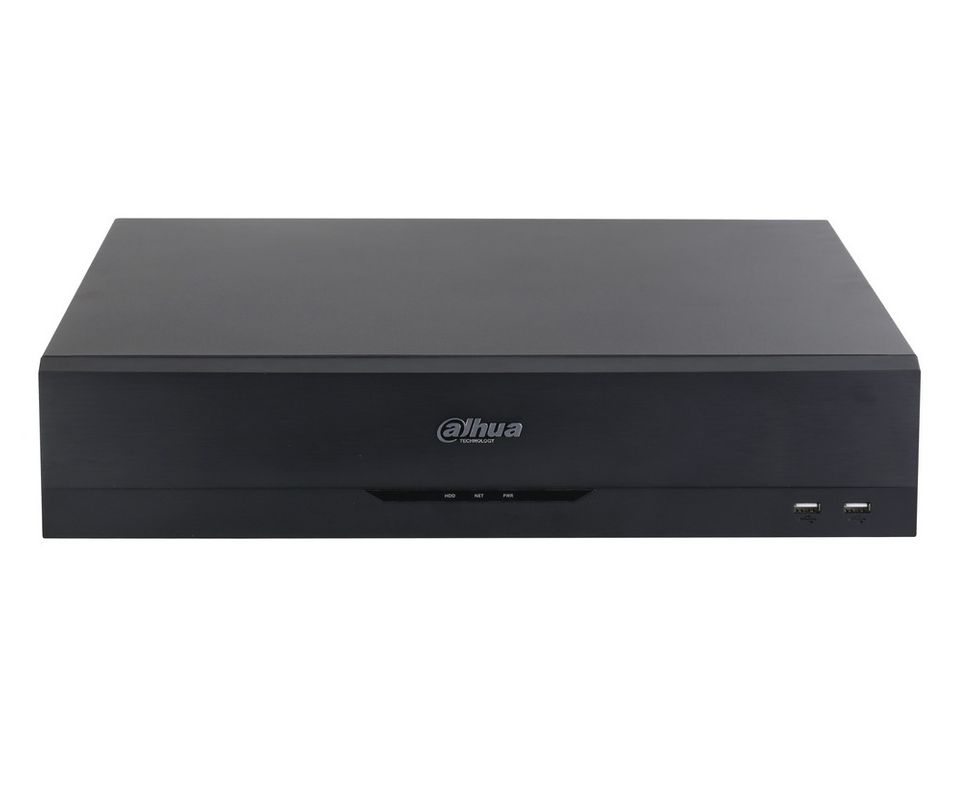 NVR WizSense, 64 canale, 2U, pana la 32MP 8K, 384 Mbps, 8x SATA, Recunoastere faciala, ANPR, Dahua NVR5864-EI