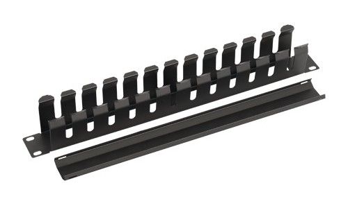 Organizator metalic pentru cabluri, 1U, 24 porturi iesire, Asytech ASY-CM-24