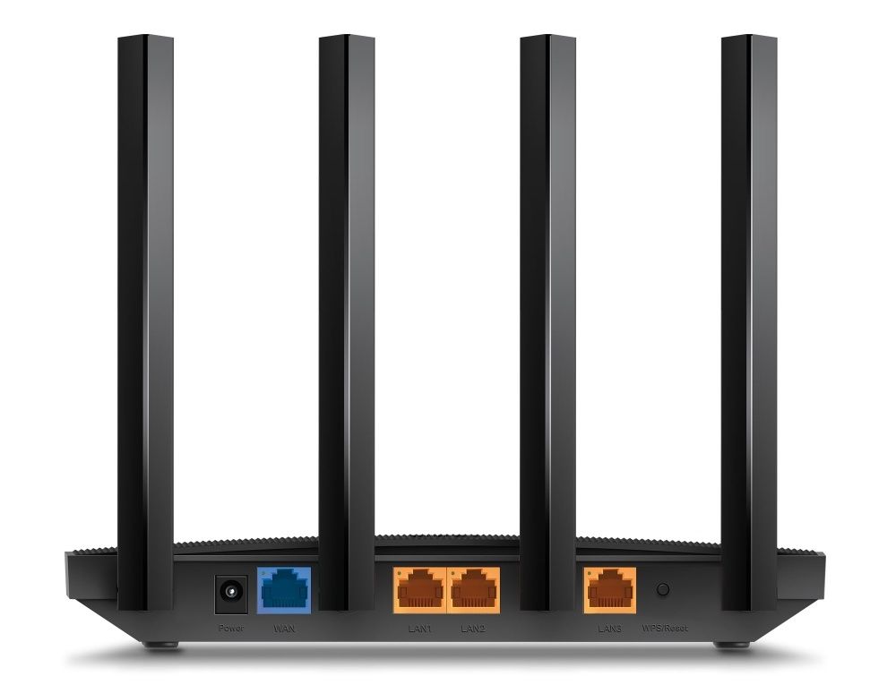 Router wireless Wi-Fi 6 TP-LINK AX1500, 4 porturi, Dual-Band, 1.5