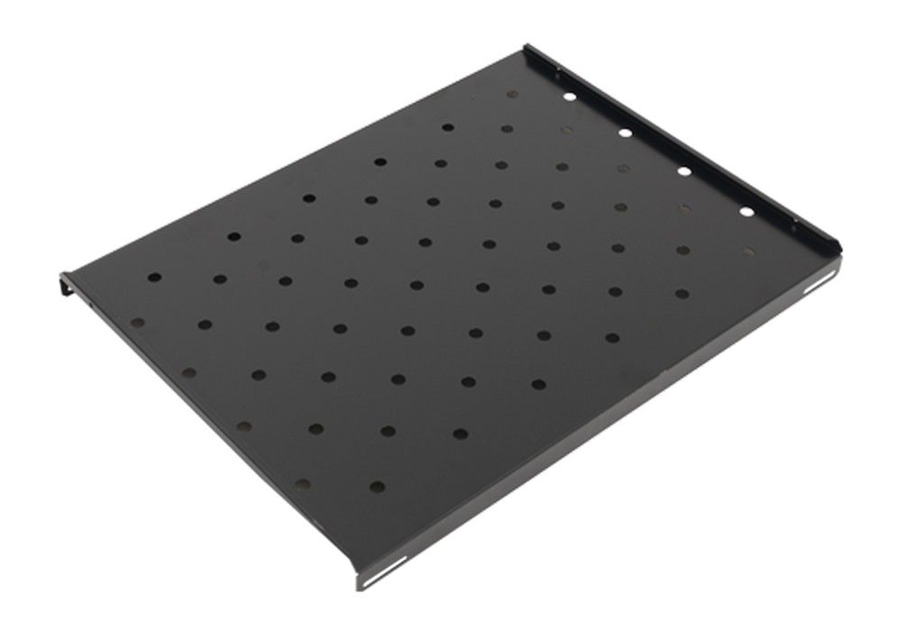 Raft rack 19 inch fix, adancime 650mm, metalic, negru, Asytech ASY-S-1000F