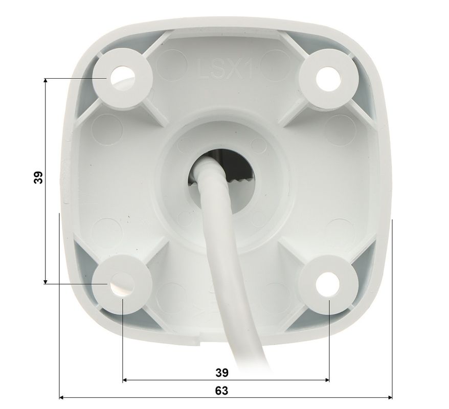 Camera IP de exterior, 4MP, 2.8mm, IR 30m, Poe, Safer, SAF