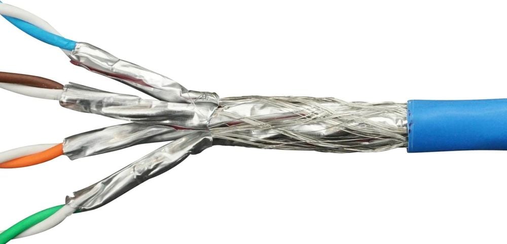 【non】P125 Cablu SFTP Cat7 1000MHz LS0H 23AWG Rola 500M SFTPCAT7500 SCHRACK