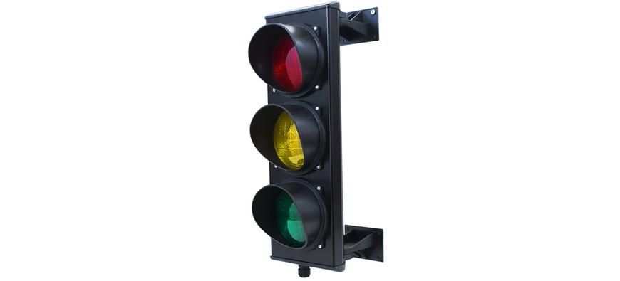 Semafor Rosu / Verde / Galben, 3 lumini LED, 230V, TLHTC3-220	