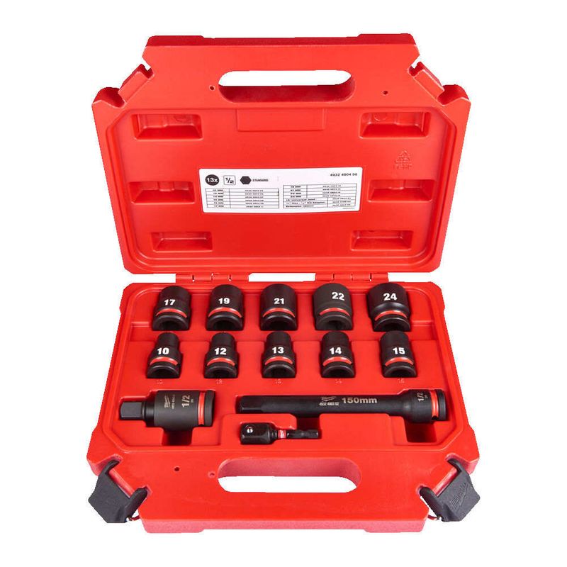かじゃ　1 20-25 Set chei tubulare Milwaukee Shockwave Impact Duty 1/2