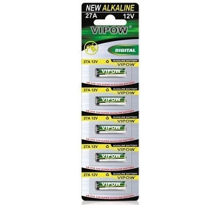 Set 5 buc baterie alcalina LR27A, 12V, Volt Polska BAT0068B-x5