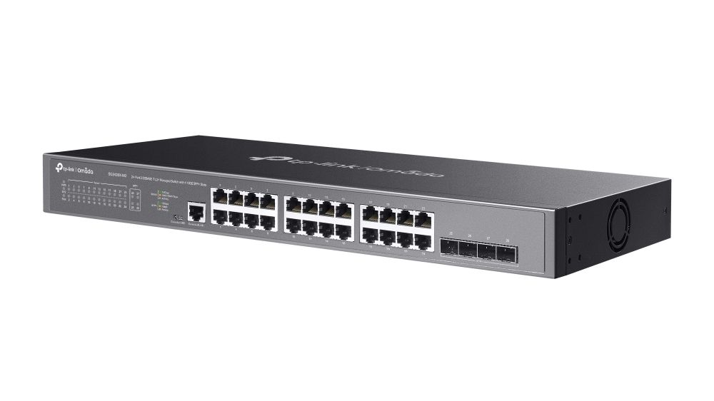 Switch Omada Tp-Link, 24 x porturi multi-gigabit 2.5G, 4 SFP+ 10G