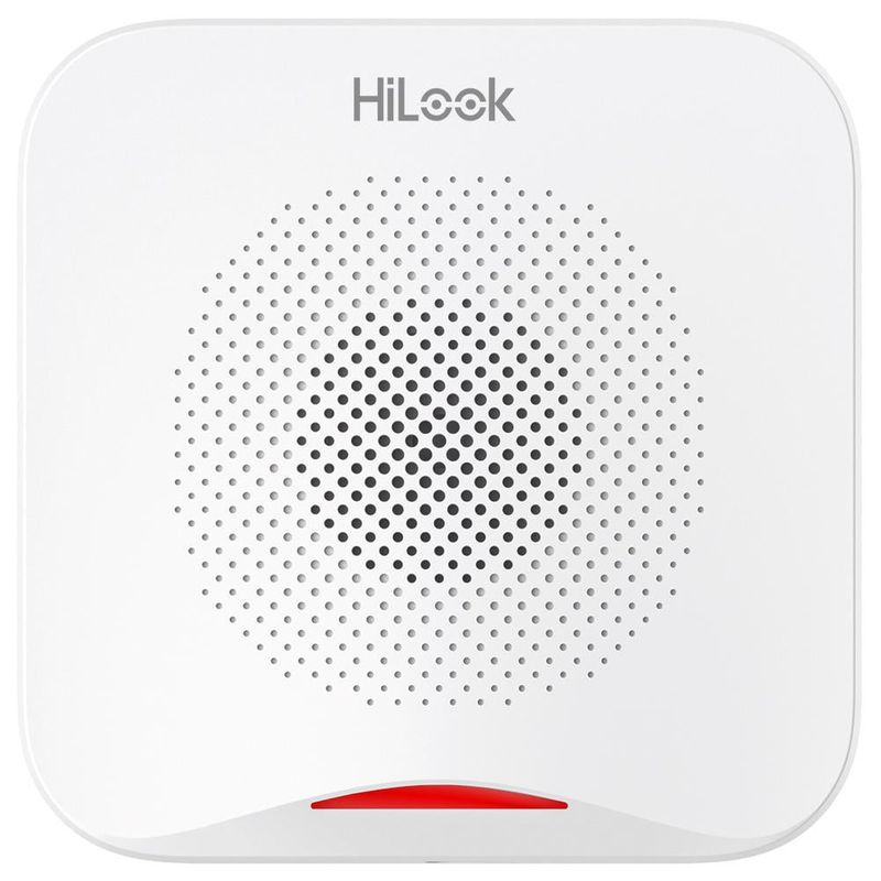 Sirena de interior wireless HiLook ALARM-S201-WE(Red), 868.6Mhz, pana la 1600m, 4x baterie AA