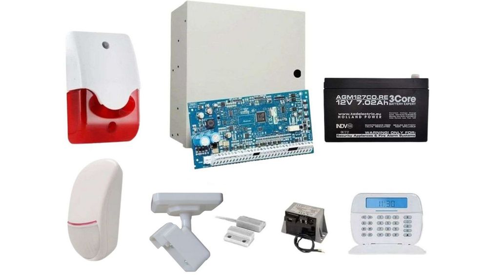 Sistem de alarma cablat DSC ICON cu doua elemente de detectie, de interior KIT NEO2016ICON INT