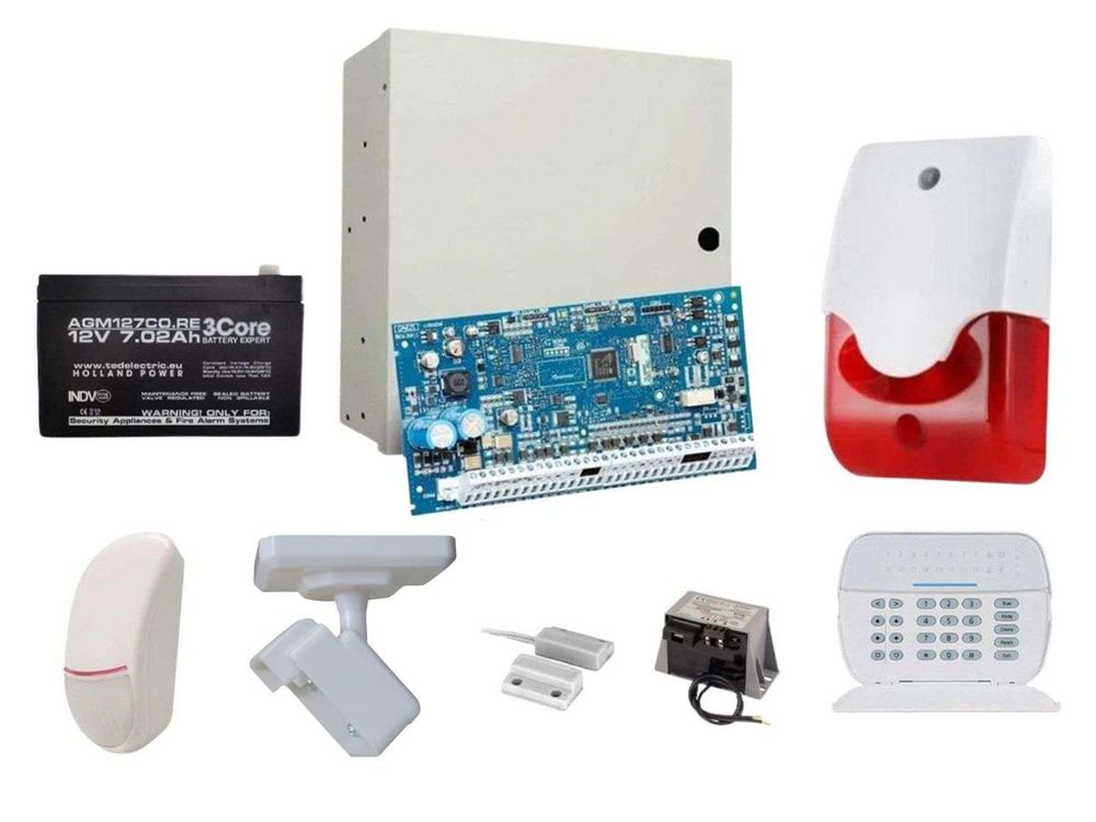 Sistem de alarma cablat DSC LED cu doua elemente de detectie, de interior KIT NEO2016LED INT