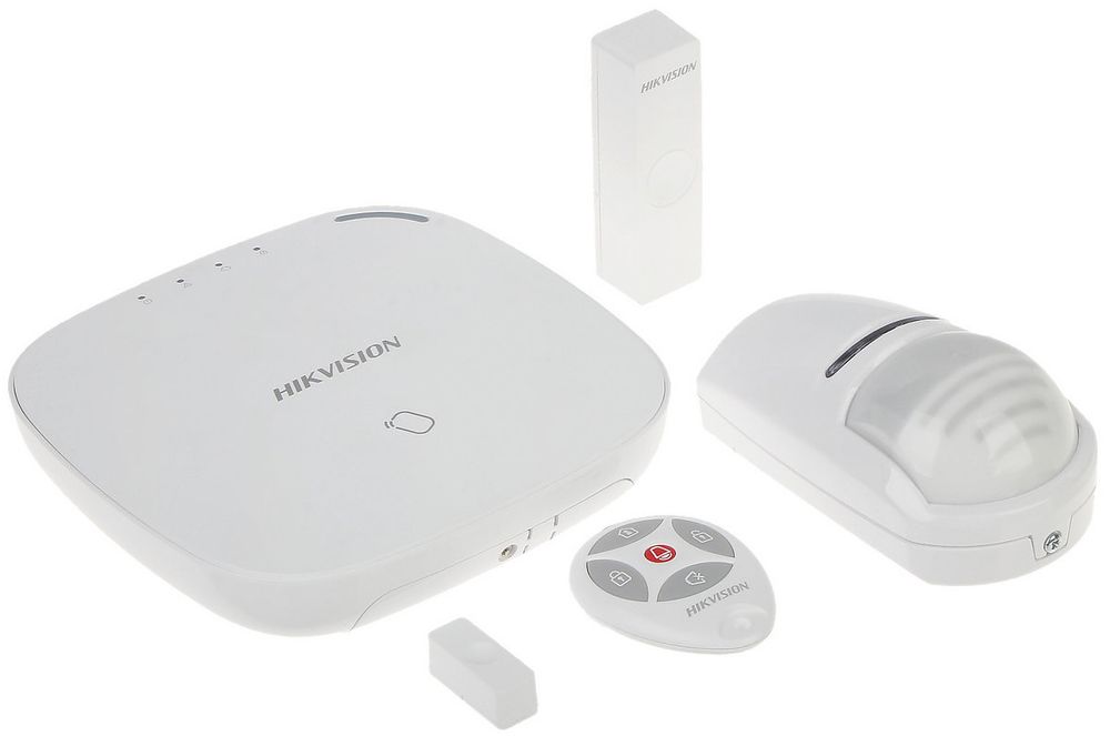 Sistem de alarma wireless, 868 MHz, 32 zone, 4 partitii, Wi-Fi, GSM 3G/4G, AX-HUB, Hikvision, DS-PWA32-NKST