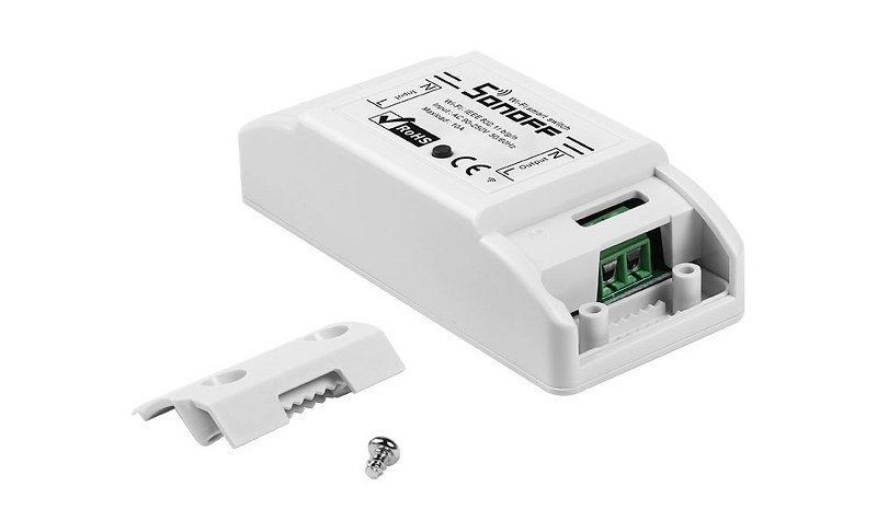 Releu inteligent WiFi, 2300W, 10A, Sonoff SONOFF BASIC R2 - A2t.ro