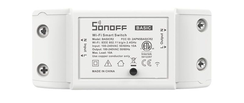Releu inteligent WiFi, 2300W, 10A, Sonoff SONOFF BASIC R2 - A2t.ro