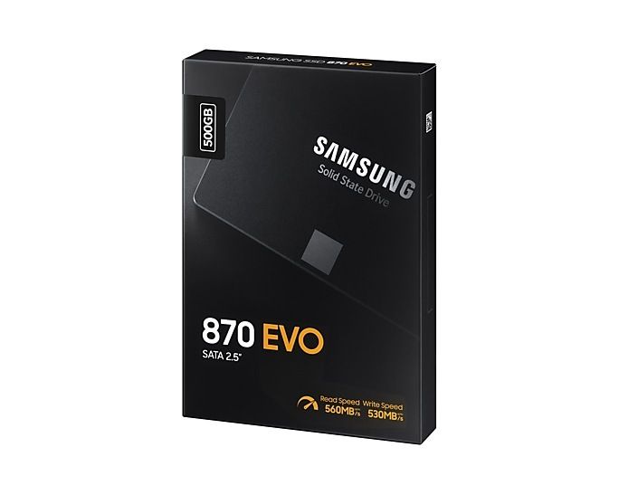 SSD 500GB Samsung 870 EVO, SATA III 6Gbps, 2.5 inch, 560MB/s