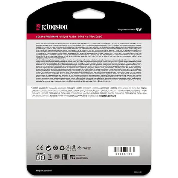SSD KINGSTON A400, 240GB, SATA3, 2.5 inch, citire 500 Mbps