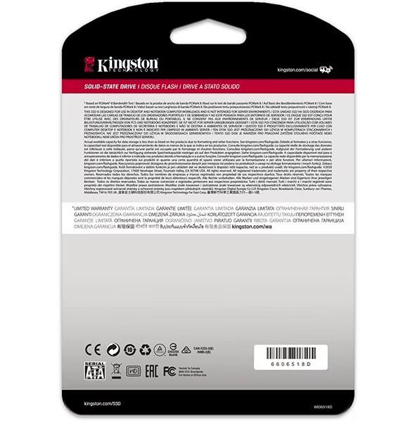 SSD KINGSTON A400, 480GB, SATA3, 2.5