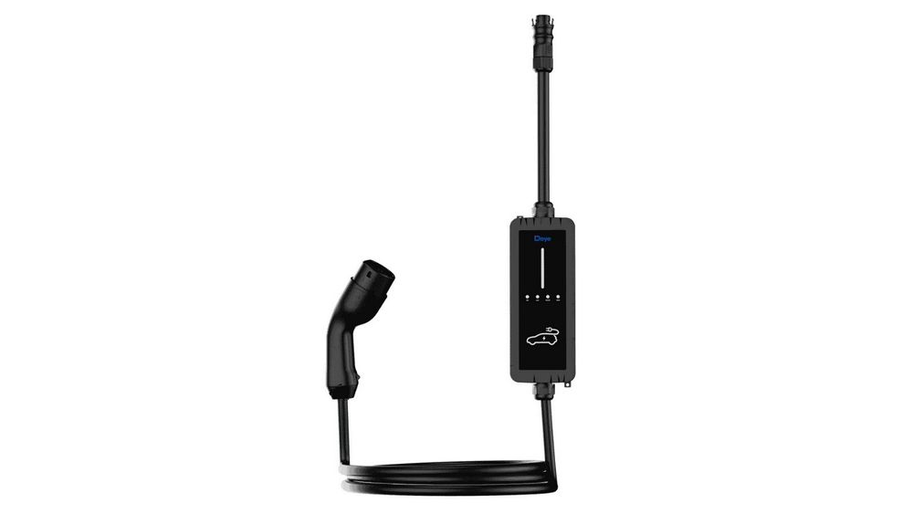 Statie incarcare auto Deye SUN-EVSE22K01-EU-AC, 22kW, trifazat, IP66, protectie tip A 6mA DC, LoRa, Wi-Fi, BLE, lungime cablu 4.2m
