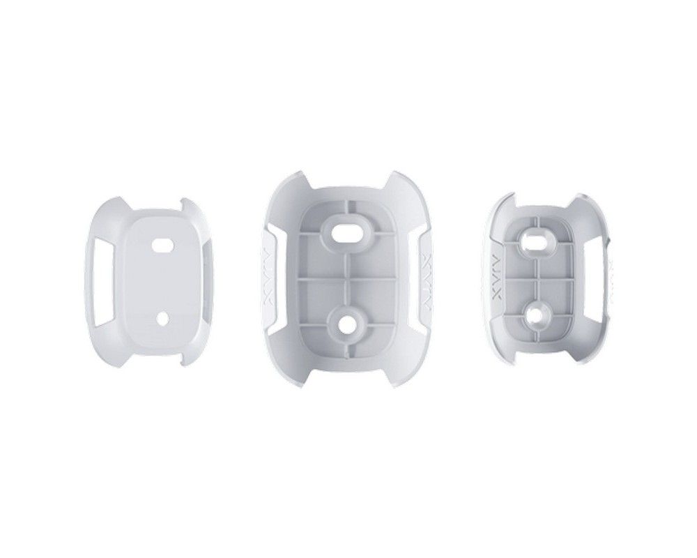 Suport buton / buton dublu, alb, AJAX Holder DoubleButton WH