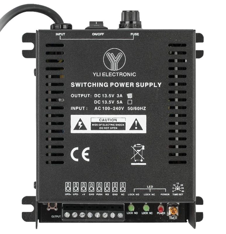 Sursa de alimentare pentru control acces cu Backup YP-904-12-3-B