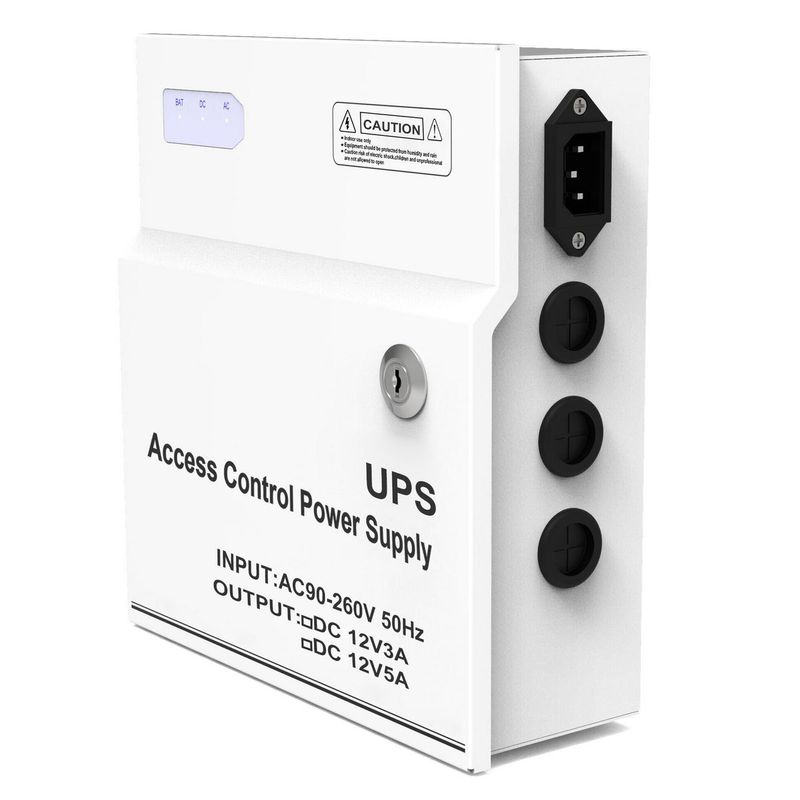 Sursa de alimentare 12V 5A, cu backup, cutie de metal, Safer SAF-TMJY05-12-7Z