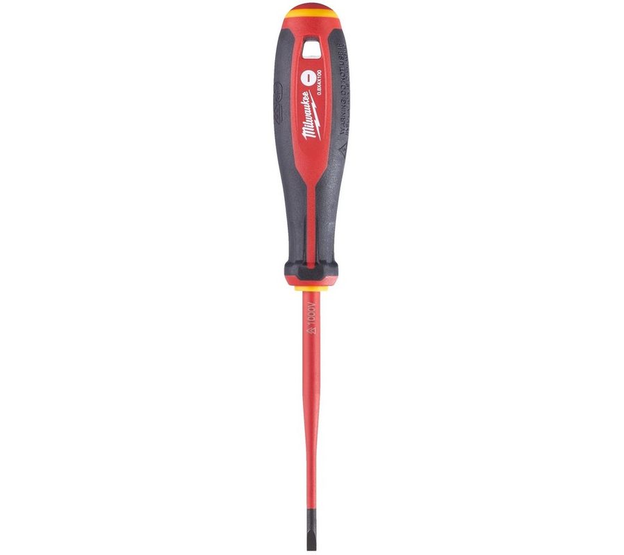 Surubelnita dreapta Milwaukee VDE, 1000V, SL 0.8x4.0x100, 4932478715