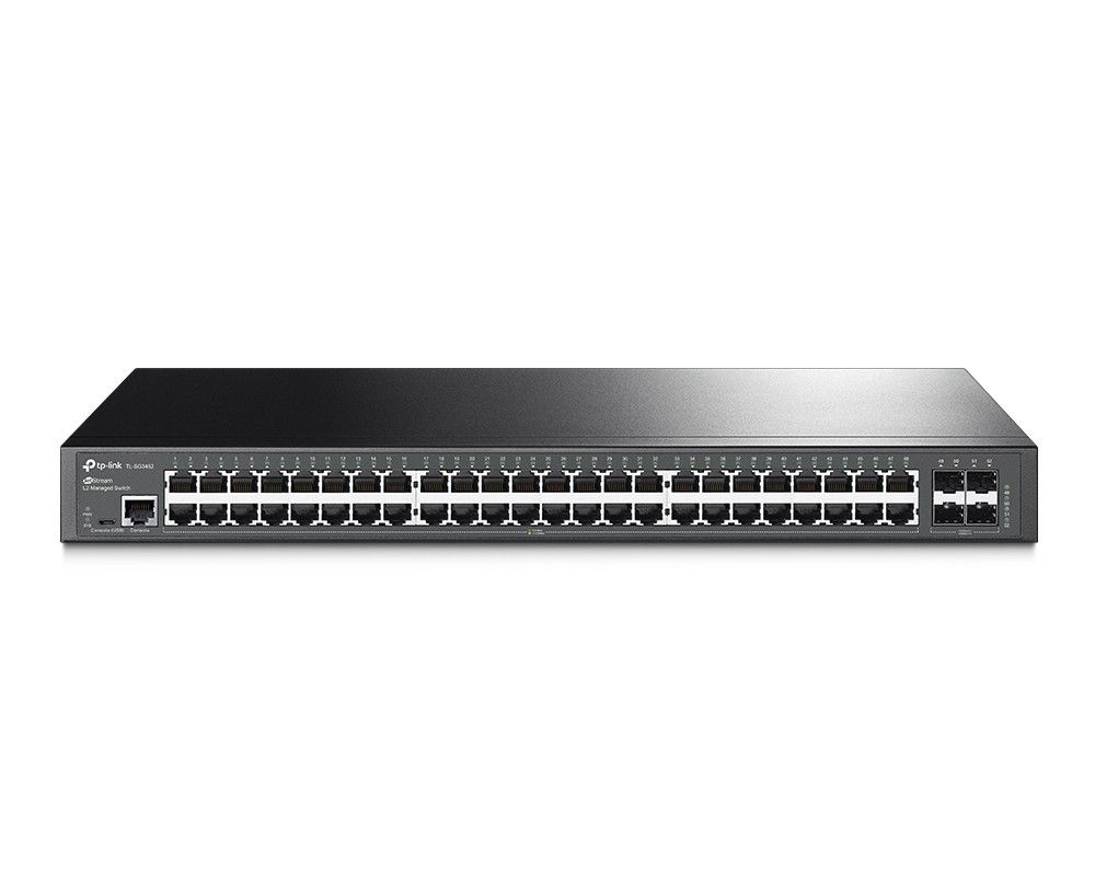 Switch 48 porturi Gigabit + 4 SFP Management L2 TP-Link TL-SG3452