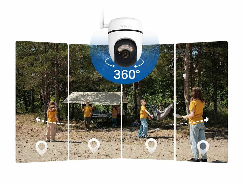 Camera supraveghere 4G LTE si panou solar Tapo C615G KIT, 2K 3MP