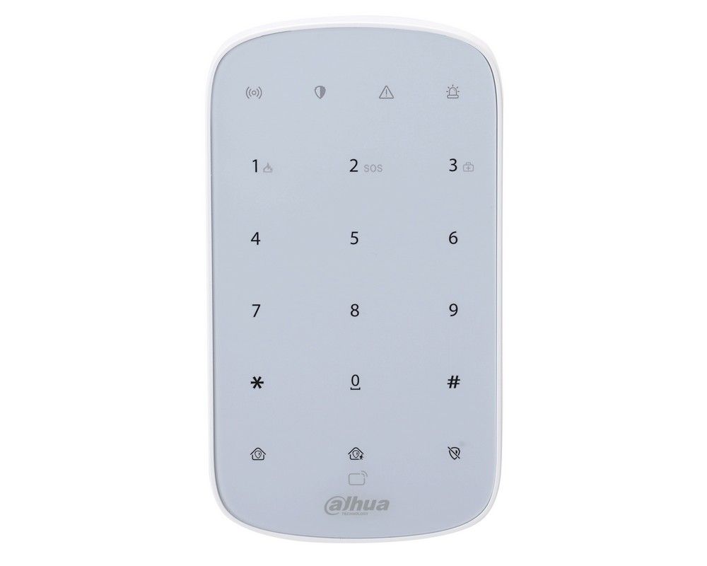 Tastatura wireless, cititor card mifare 13.56 Mhz, taste iluminate, Dahua, ARK30T-W2(868)