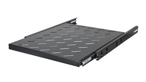 Tava culisanta pentru rack podea 19 inch ASYTECH ASY-SS-800F, adancime rack 800mm, 30kg, 485x500x45mm, negru RAL9004