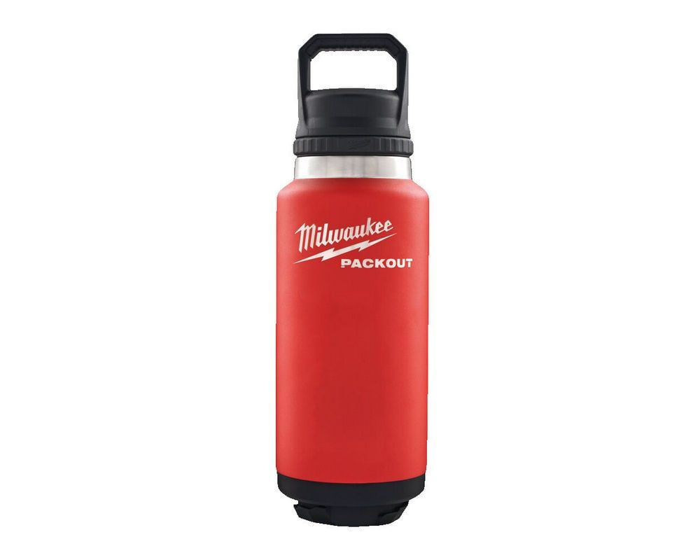 Termos rosu Milwaukee PACKOUT, 1065 ml, cu capac, 4932493467