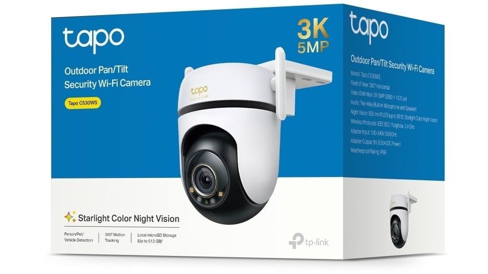 Camera supraveghere IP Wi-Fi PT Tp-Link Tapo TP-IPC530WS