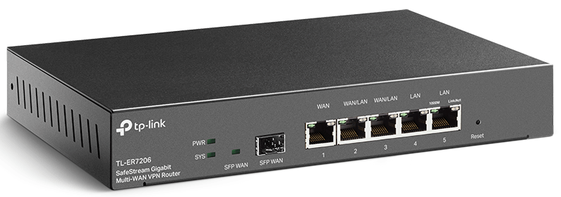 Router Multi WAN VPN, 1x SFP Gigabit, 5x LAN Gigabit, compatibil