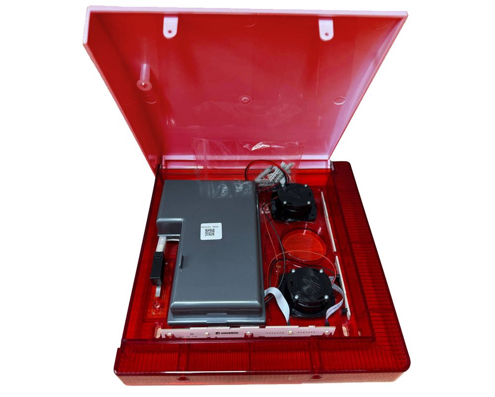 Sirena de exterior pentru sistem de alarma, alimentare 24 VDC, LED