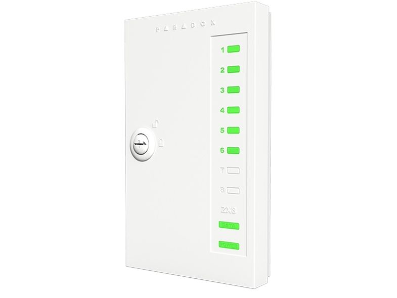 Modul extensie Paradox ZX82, 8 zone, 4 fire bus, LED status