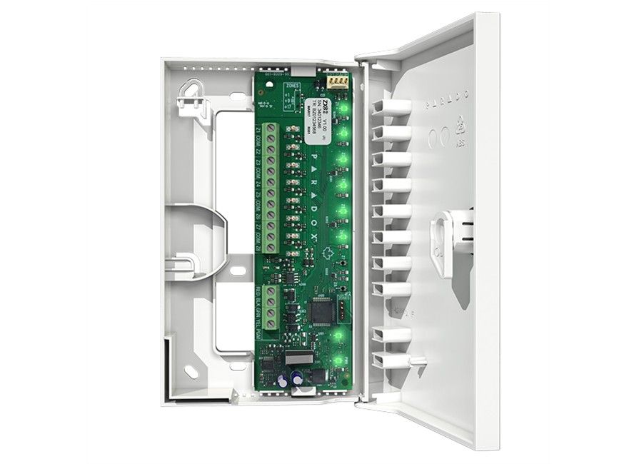 Modul extensie Paradox ZX82, 8 zone, 4 fire bus, LED status