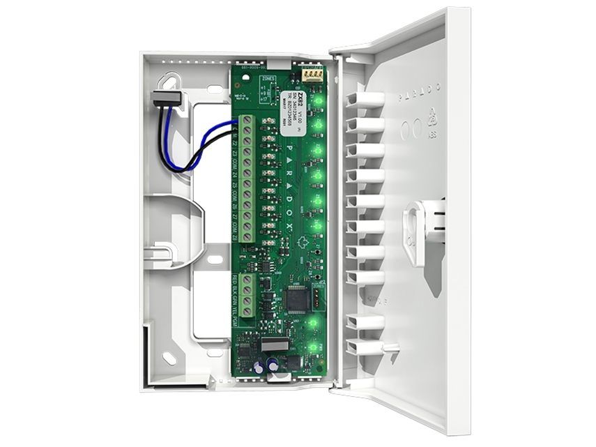 Modul extensie Paradox ZX82, 8 zone, 4 fire bus, LED status