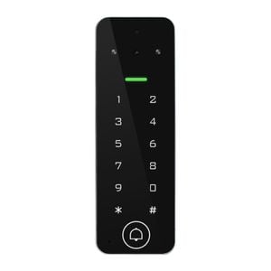 Videointerfon cu control acces, Card EM 125KHz, PIN, Wi-Fi, Compatibil cu aplicatia Tuya, IP65, SECUKEY Vcontrol 4-K