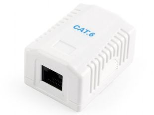 Priza aplicata UTP CAT6, 1 port, ABS, Safer SAF-SINGLEPORT-6