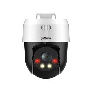Camera supraveghere PT IP, 3MP, lentila 4mm, IR 30m si lumina alba Smart Dual Light, H.265 DWDR SMD 3.0 IVS, audio bidirectional, sirena si lumina avertizare, slot microSD 256GB, PoE, 12VDC, IP66, DH-SD2A300NB-GNY-A-PV