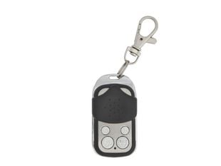 Telecomanda, 4 butoane, 433.92MHz, 12Vcc, raza 60m, metal si ABS, pentru receptoare radio din seria WBK-40x, WBK-400A-4