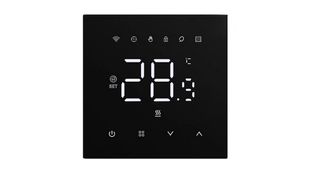 Termostat inteligent pentru centrala pe gaz Avatto WT410-BH-3A-B, WiFi, Tuya Smart Life, compatibil cu Alexa si Google Home, 3A, negru