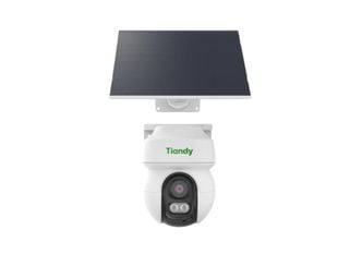 Camera supraveghere 4G cu panou solar Tiandy, 4MP, Iluminare duala