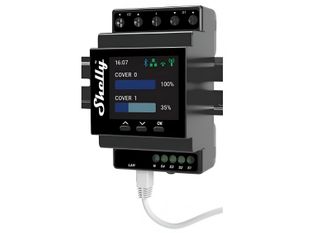 Releu inteligent Shelly PRO, WiFi, 4 canale pentru 2 rulouri, contor de energie, Ethernet, Bluetooth, ALL-REL-PRO4DUAL
