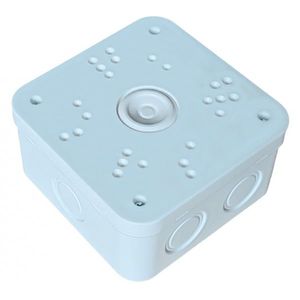 Doza ramificatie PT supraveghere video, 10x10x5.5cm, IP54, alb, Dablerom 39-020/25