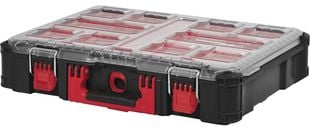 Cutie modulara depozitare Milwaukee Packout, 10 compartimente detasabile, polimeri rezistenti la impact, IP65, 4932464082