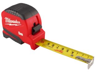 Ruleta Milwaukee GEN II, 5 m, cu magnet, clema pentru curea, 4932498778