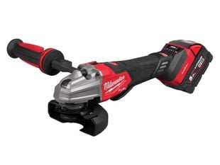 Polizor unghiular Milwaukee M18 FUEL ONE-KEY, 125mm, sistem FIXTEC, 2x acumulatori M18 5Ah, incarcator, cutie depozitare, 4933493553