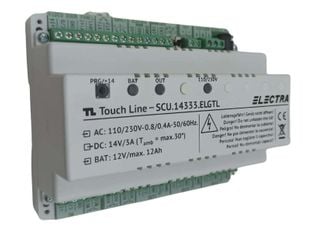 [RESIGILAT] Sursa de alimentare pentru 2/3 familii Electra Touch Line, generatia 3, montaj sina DIN, alb, SCU.14333.ELGTL-R1